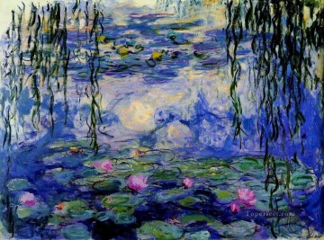  1916 Oil Painting - Water Lilies II 1916 Claude Monet Impressionism Flowers